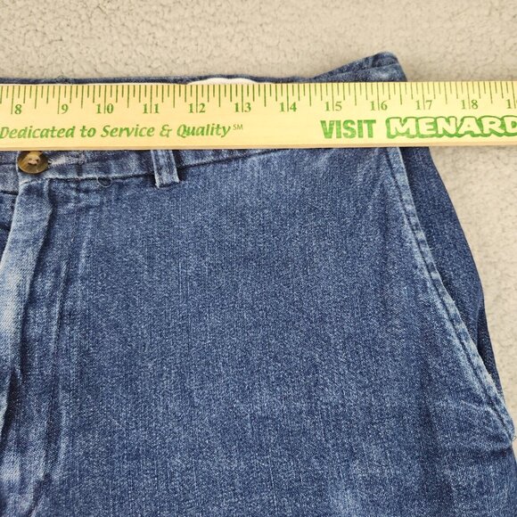 Haggar Pants Mens 34x29 Blue Denim Comfort Waist Classic Fit Jeans 100% Cotton - Picture 2 of 8